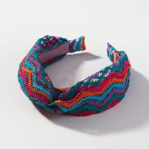 NWT Anthropologie Crochet Twist Headband - Picture 1 of 5